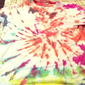 Tie dye tee shirt